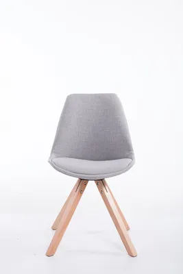 Produktbild von Besucherstuhl HLO-CP8 Stoff Natura Square  grau