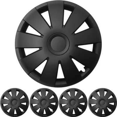 Radzierblenden 15 ZOLL "Nefryt" in Schwarz 4x PREMIUM DESIGN Radkappen in der Farbe Schwarz von F.H.U.P. OLSZEWSKI