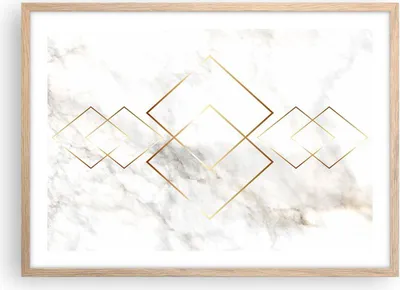 Produktbild von Gerahmtes Poster - Rahmen in heller Eiche - Abstraktion modern - 70x50 cm - Wand Bild - Wanddeko - Wandbilder - Wandposter - Bilderrahmen - Bilder - Kunstdruck - Wandbild - P2NAA70x50-4022