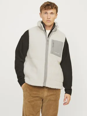 Produktbild von Jack & Jones 12260453 Teddy Weste Grau M Mann Grau M