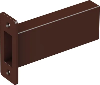 Produktbild von BASI - Mauerabschlussblech - Braun - optional zu PR800/900 - 0009-2542