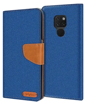 Immagine prodotto di Coprire il telefono cellulare Huawei Mate 20 caso Portafoglio Flip Case Custodia protettiva copertura Tessuto Cover