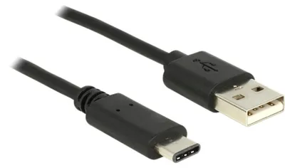 Obrázek produktu pro DeLOCK 83600, 1 m, USB C, USB A, USB 2.0, Samec/samec, Černá