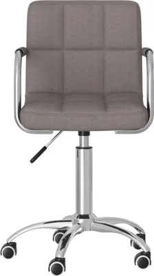 Produktbild von vidaXL Esszimmerstuhl Drehbar Taupe Stoff