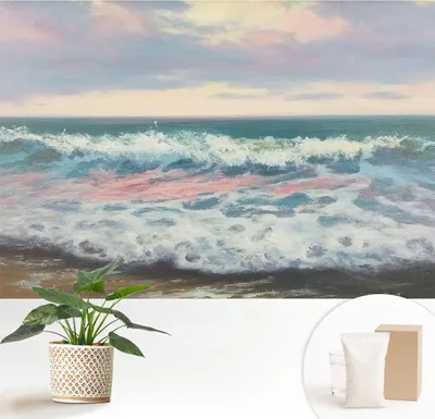 Produktbild von Fototapete  - 152x104 cm - Tapete - Wandtapete - Wandbilder  - Dekofolie - Tapete Folie - Wand - Dekoration - Wohnzimmer - Meereslandschaft
