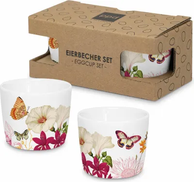 Produktbild von PPD Illusion Egg Cup Set, 2-tlg., Eierbecher, Eierhalter, New Bone China, 162403003