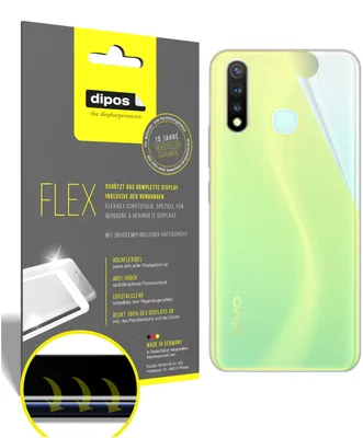 Zdjęcie produktu dla 2x folia ochronna na tylną obudowę Vivo Y19, 100% pokrycie ekranu, Dipos Flex