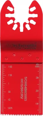 Produktbild von Schmith Tauchsägeblatt Holz 34x40mm 50CRV Säbelsägeblätter Stichsägeblatt Multitool Zubehör Fuchsschwanz Säge Werkzeug Pendelhubsäge Universal