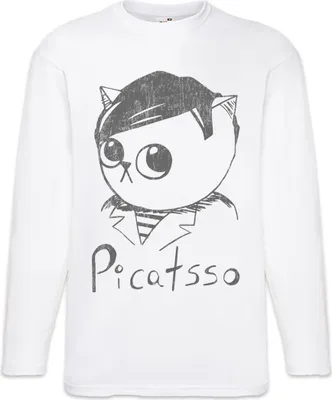 Produktbild von Urban Backwoods Picatsso, Langarm T-Shirt, Farbe: Weiß, Größe: 4XL