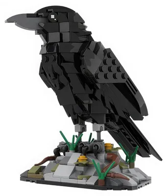Produktbild von Klemmbausteine Vogelmodell Baukasten für Erwachsene Tierbausteine Vogelnest Display Geschenk Set