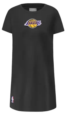 Produktbild von Pro Standard Damen NBA Los Angeles Lakers Klassisches, eng anliegendes Chenille-Kleid, Schwarz