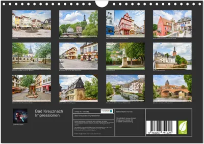 Produktbild von Bad Kreuznach Impressionen (Wandkalender 2026 DIN A4 quer), CALVENDO Monatskalender