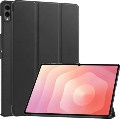 Produktbild von Samsung Galaxy Tab S11 Ultra Hülle - Coverup Tri-Fold Ständer Klapphülle mit Schlaf/Wach-Funktion - Schwarz