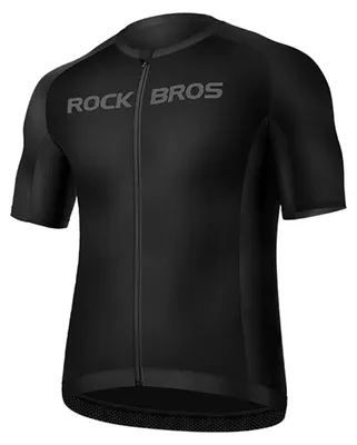 Zdjęcie produktu dla Koszulka rowerowa Rockbros 15120002006 z krótkim rękawem XXXL - czarna