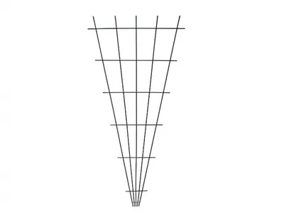 Productafbeelding van Nohel Garden Plantenrooster FERRO V, metalen, bruin, 0,75x1,45m, 4-4,7mm