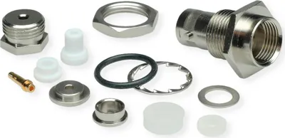 Produktbild von TELEGÄRTNER BNC-Kabeleinbaubuchse 50 Ohm, für RG178B/U Druckverschraubung