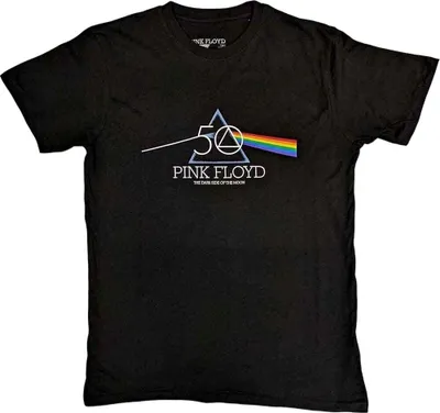 Produktbild von Pink Floyd 50th Prism Logo Black S T-Shirt
