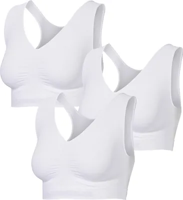 Produktbild von Patsy & Lou Damen 3er Pack Sport-BH, atmungsaktiv und feuchtigkeitsregulierend