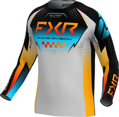 Obrázok produktu pre Motokrosové tričko FXR Clutch Pro, žlté/sivé/modré, XL