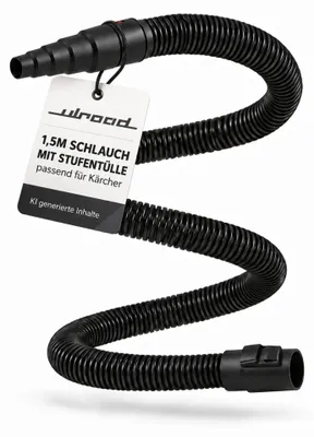 Produktbild von 1,5m Schlauch Werkzeughülse passend für Kärcher WD1 WD2 WD3 WD4 WD5 WD6 WD7