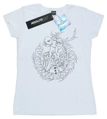 Produktbild von Disney - "Frozen Friends" T-Shirt für Damen BI22040 (XXL) (Weiß)
