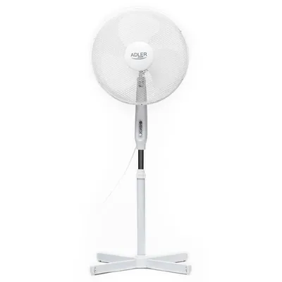 Image de Adler | AD 7305 | Ventilateur sur pied | Blanc | Diamètre 40 cm | Nombre de vitesses 3 | Oscillation | 45 W | Non