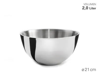 Produktbild von Karl Weis Schüssel doppelwandig 21 cm, Edelstahl