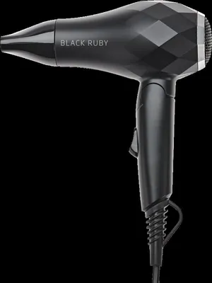 Image de Efalock Mini-sèche-cheveux Sèche-cheveux de voyage Black Ruby