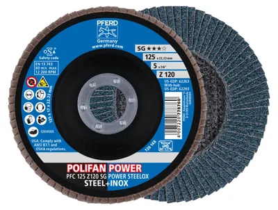 Produktbild von PFERD 67789126, 12,5 cm, 12200 RPM, 120 g, 10 Stück(e)