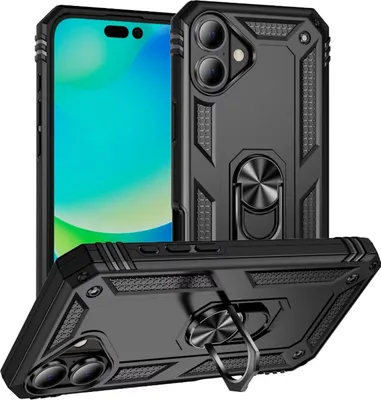 Produktbild von Outdoor Schutz Hülle für Apple iPhone 17 Air Armor Case Cover Handyhülle Bumper Panzerhülle Schwarz