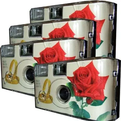 Immagine prodotto di Confezione da 4 fotocamere usa e getta per interni ed esterni con flash automatico