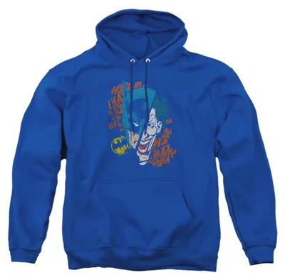 Image de DC Comics - Sweat à capuche pour hommes/femmes, modèle unie TV40673 (Taille M) (Bleu roi)