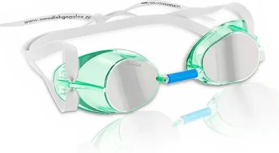 Produktbild von Malmsten Swedish Jewe Schwimmbrille Mit Spiegelglas Grün  Herren,Damen Grün One Size