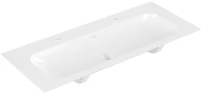 Immagine prodotto di Villeroy & Boch Finion lavabo armoire, sans trop-plein, 2 trous pour robinet, 1200x500mm, 4164C1R1, 4164C1R1