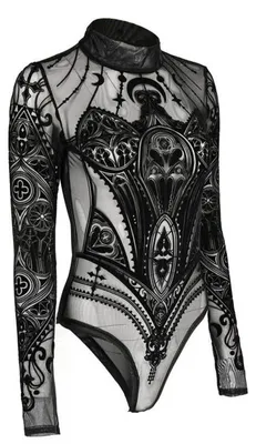 Produktbild von Restyle Mesh Bodysuit - Cathedral 3XL