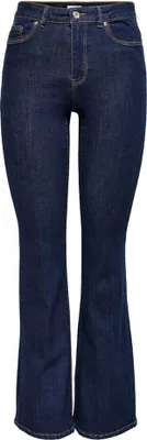 Image de ONLY Jean évasé 'Wauw Life', 15230472, Denim bleu foncé, Gr. XS x 30