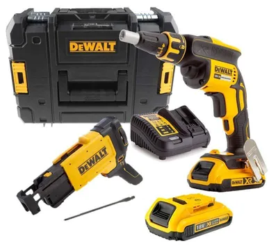 Image de Visseuse à placo 18V DEWALT DCF620D2K-QW Brushless avec coffret et 2 batteries 2,0 Ah