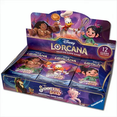 Produktbild von Disney Lorcana Set 5: Shimmering Skies - Booster Display (24 Packs) - EN - Trading Cards