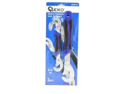 Obrázek produktu pro GEKO Hákový klíč 2ks, 9-32mm G00845