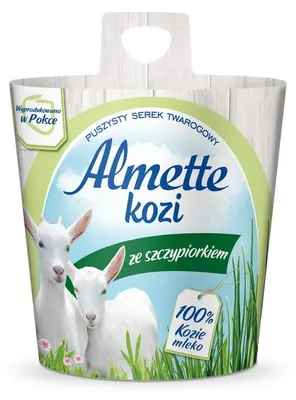 Zdjęcie produktu dla Almette kozi ze szczypiorkiem 135 g