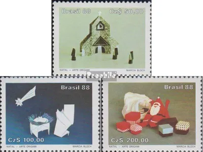 Produktbild von Briefmarken Brasilien 1988 Mi 2271-2273 (kompl.Ausg.) postfrisch Weihnachten