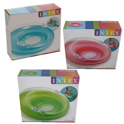 Produktbild von INTEX Schwimm Sessel Sit Lounge Pool Schwimmbad Badesee Wasser aufblasbar Schwimmring
