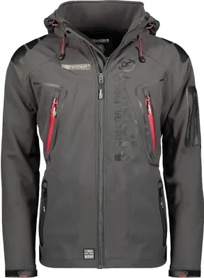Produktbild von Kurtka męska Geographical Norway Techno-WU1060H Kolor: szary, Rozmiar: L