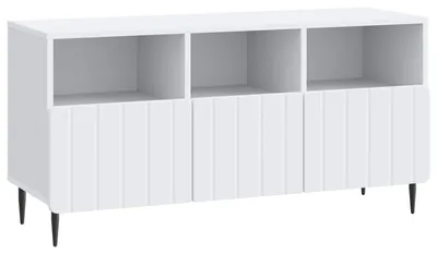 Produktbild von TV-Schränk mit Schubladen Weiß 102 x 34,5 x 50 cm Holzwerkstoff