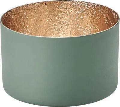 Produktbild von Gift Company Windlicht Chennai S, Teelichthalter, Kerzenhalter, Eisen, Yucca, Gold, 5 cm, 1054603073