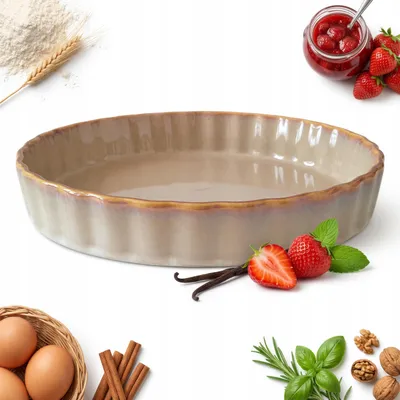 Produktbild von Sokomedica Tarteform Keramisch Beigefarben Ø27 cm