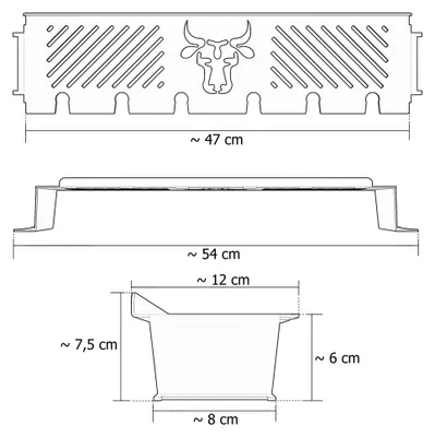 Produktbild von Warmhalterost | passend für Weber Gasgrill 200er / 300er Serie | Edelstahl, Größe:2xx Serie