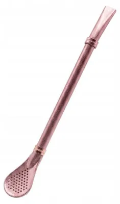 Obrázok produktu pre Bombilla Esencia Pink na yerba mate – ružová, 15,5 cm