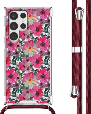 Obrázok produktu pre imoshion Designové puzdro so šnúrou pre Samsung Galaxy S22 Ultra - Flower Water