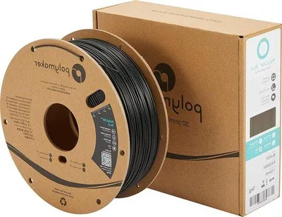 Obrázek produktu pro 3D tiskové vlákno PLA, 1,75 mm, černé, 1000 g – vysoká kvalita